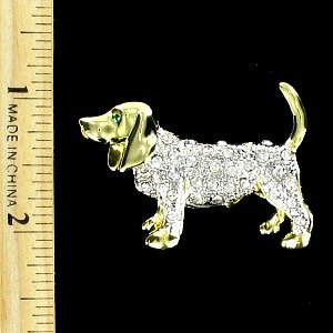 beaglerhinestonedogpin_goldbeagledogbrooch_ladiesdesignerjewelry_vintagebeagledogpins_vintagebeagledogbrooch_beaglepinsrhinestones