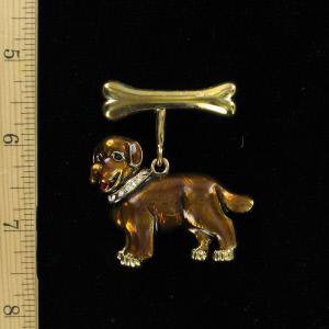 goldenretrieverpins_goldenretrieverbrooch_rhinestonedogpin_vintagegoldenretrieverpins_rhinestonegoldenretrieverbrooch_ladiesdesignerjewelry_browngoldenretrieverpin