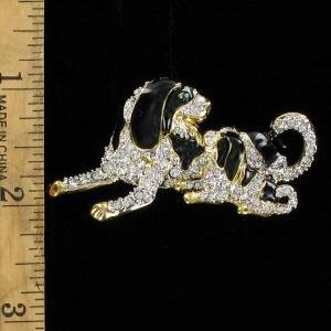 brittanyspanielpin_cockerspanielpins_blackwhitecockerspanielsbrooch_rhinestonecockerspanielpins_vintagecockerspanielbrooch_ladiesdesignerjewelry_cockerdogpin_cockerdogbrooch