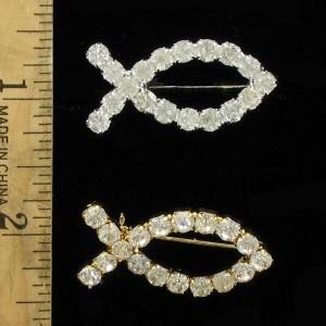 IchthysChristianFishPin_ladiesdesignerjewelry_IchthysChristianFishbrooch_greekichthystfishbrooch_rhinestoneichthystbrooch_IchthysChristianSymbolPin_vintageichthysbrooch_crystalfishpin