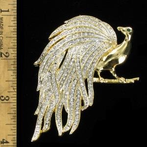 vintagepeacockpin_vintagepeacockbrooch_largepeacockpins_rhinestonepeacockpin_vintagerhinestonepeacockbrooch_ladiesdesignerjewelry_peacockpinsbrooches_goldpeacockpin
