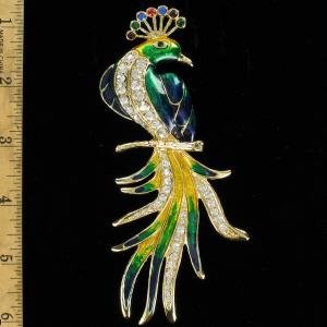 vintagepeacockpin_vintagepeacockbrooch_largepeacockpins_rhinestonepeacockpin_vintagerhinestonepeacockbrooch_ladiesdesignerjewelry_austriancrystalpeacockbrooch