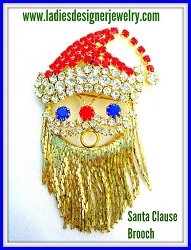 silversantaclausebrooch_vintagerhinestonesantabrooch_santaclausepinswithrhinestones_estatebroochpin_christmaspinsvintage_holidaysantapin_ladiesdesignerjewelry