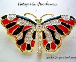 redblackrhinestonebutterflypin_austriancrystalbutterflypins_butterflypins_butterflybrooches_rhinestonebutterflybrooches_rhinestonebutterflypins