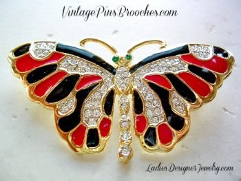 redblackrhinestonebutterflypin_austriancrystalbutterflypins_butterflypins_butterflybrooches_rhinestonebutterflybrooches_rhinestonebutterflypins