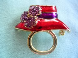 redhatsociety_redhatsocietyeyeglassholder_redhatsocietypin_redenamelhatpin_redrhinestonehatpin_hatbrooch_vintagehatpins_vintagehatpin_austriancrystalhatpin_ladiesdesignerjewelry