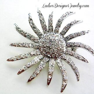 Vintage Rhinestone Brooches Pins