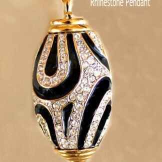 Women's Designer Vintage Black Onyx Enamel Diamond Rhinestone Gold Plated Pendant, Vintage Pins Fashion Brooches, Wedding Estate Jewelry, Bridal Sash Pins, Art Deco Brooches, Ladies Formal Rhinestone Jewelry, Flower Rose Brooch, Dog Brooch, Cat Brooch, Estate Jewelry For Women